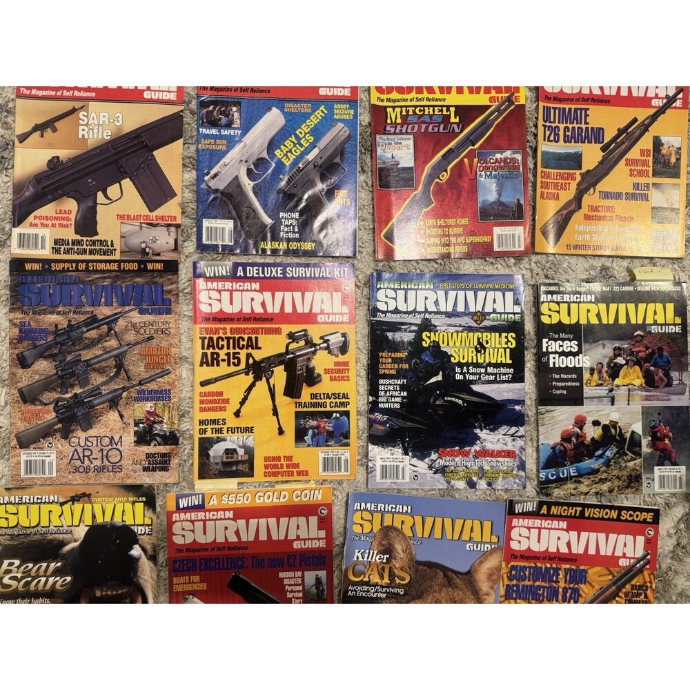 American Survival Guide Magazine Lot Of 21